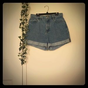 Mom jean shorts